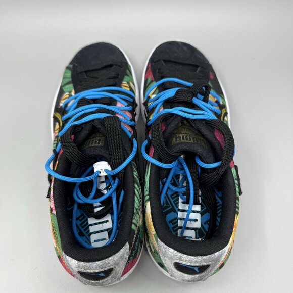 Puma Suede Tropic/Floral Papered Kicks Men Sneakers Size 10 - Picture 7 of 9